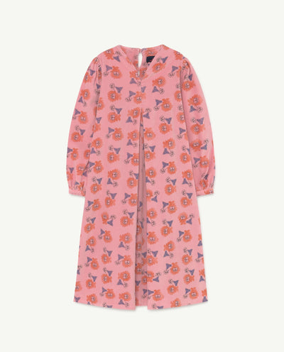 Pink Lions Giraffe Dress