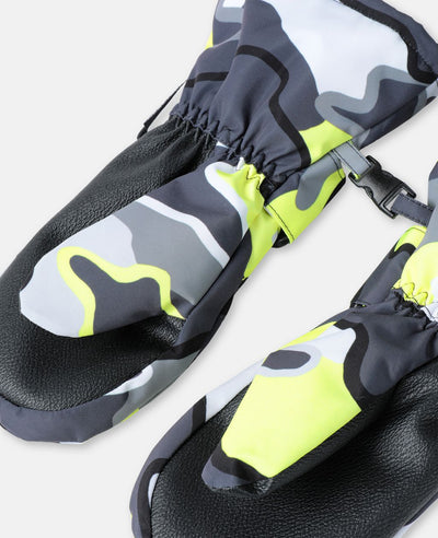 Fluro Camo Ski Gloves