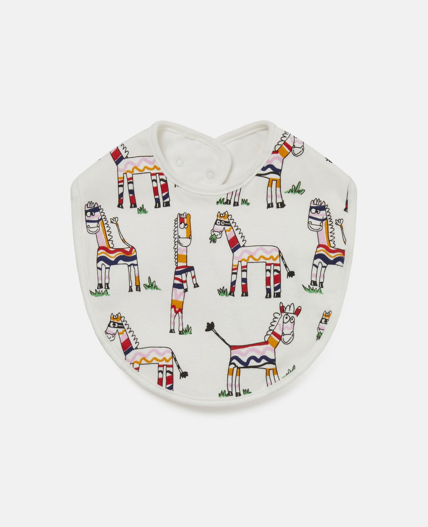BIBS SET ZEBRA 2PC