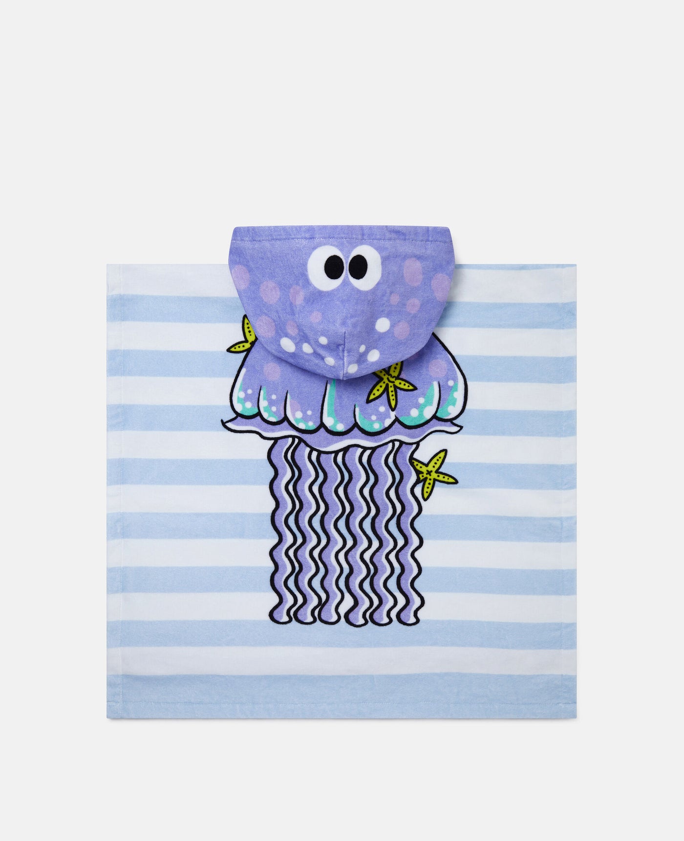 Jellyfish Print Terry Cloth Towel
