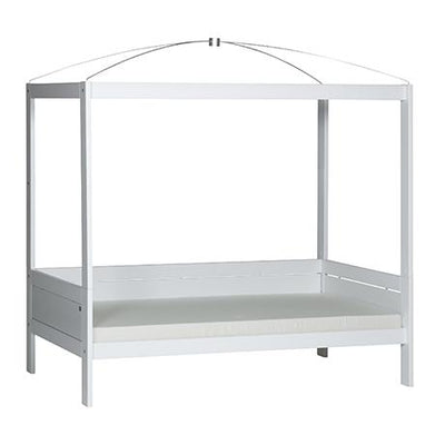 FAIRY DUST FOUR-POSTER BED/STANDARD SLATS WHITE