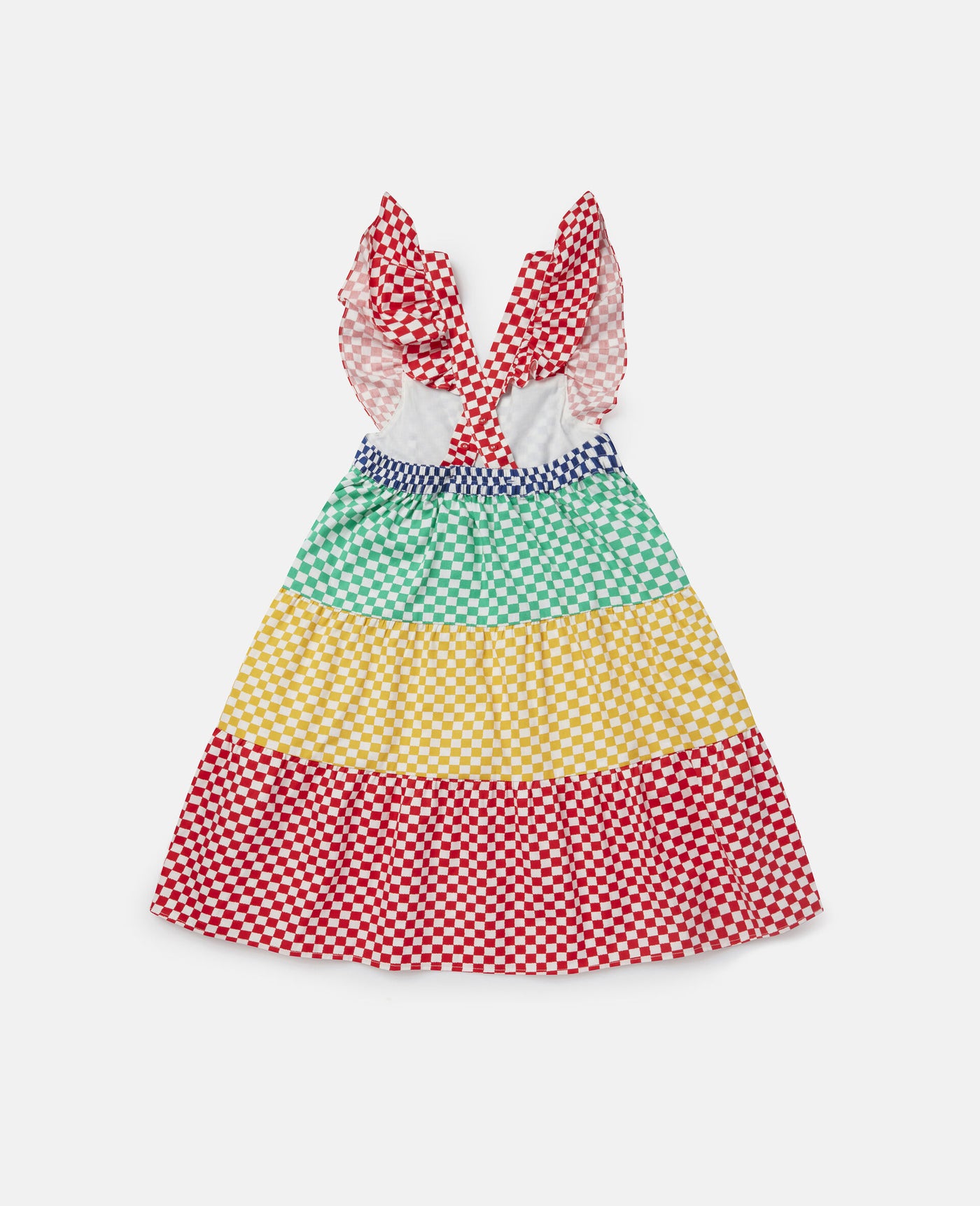 Colourful Frilled Cotton Dress