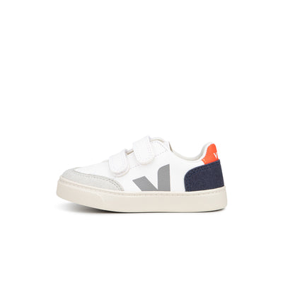 Veja Small V-12 Velcro Chromefree Leather