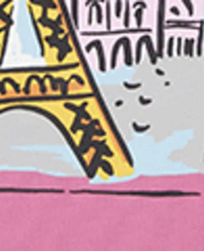 Paris Print Cotton T-Shirt