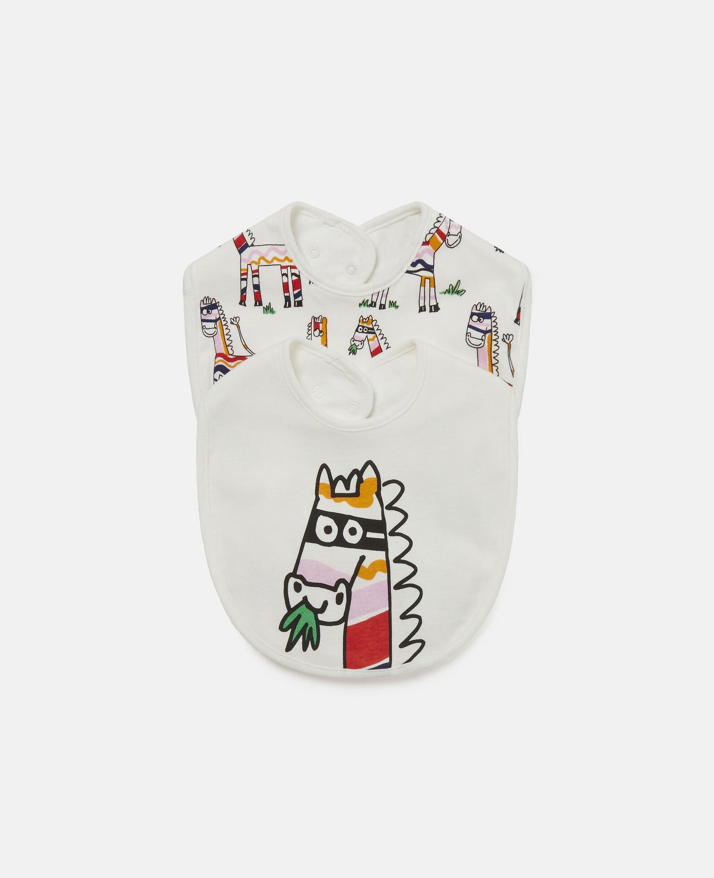 BIBS SET ZEBRA 2PC