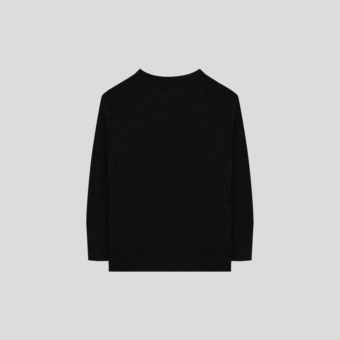 Mini Black Neve Raglan Wool Cardigan