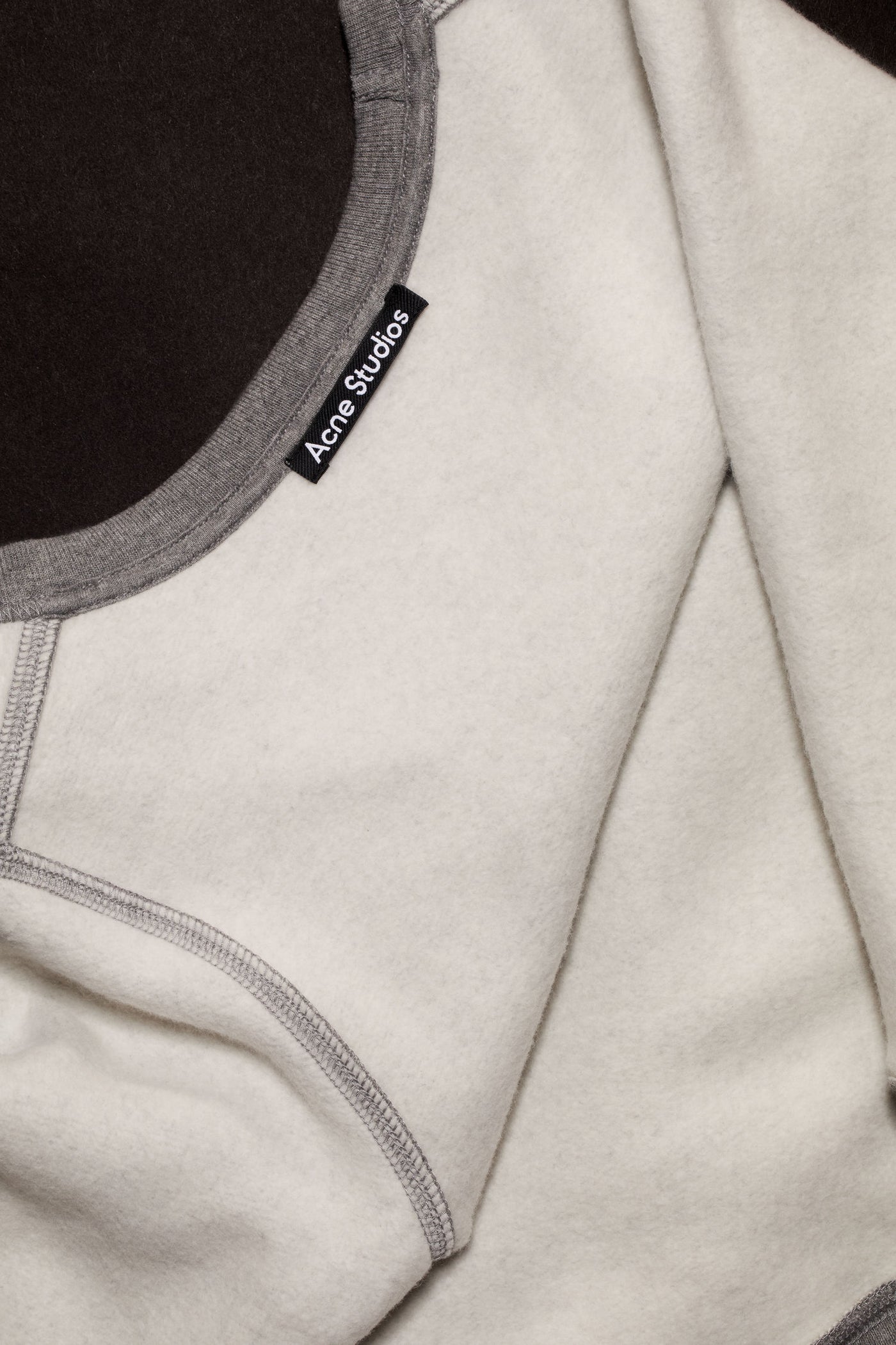 Crew Neck Sweatshirt Light Grey Melange