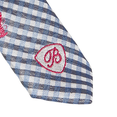 CRAVATE JACQUARD EN SOIE LOBSTER