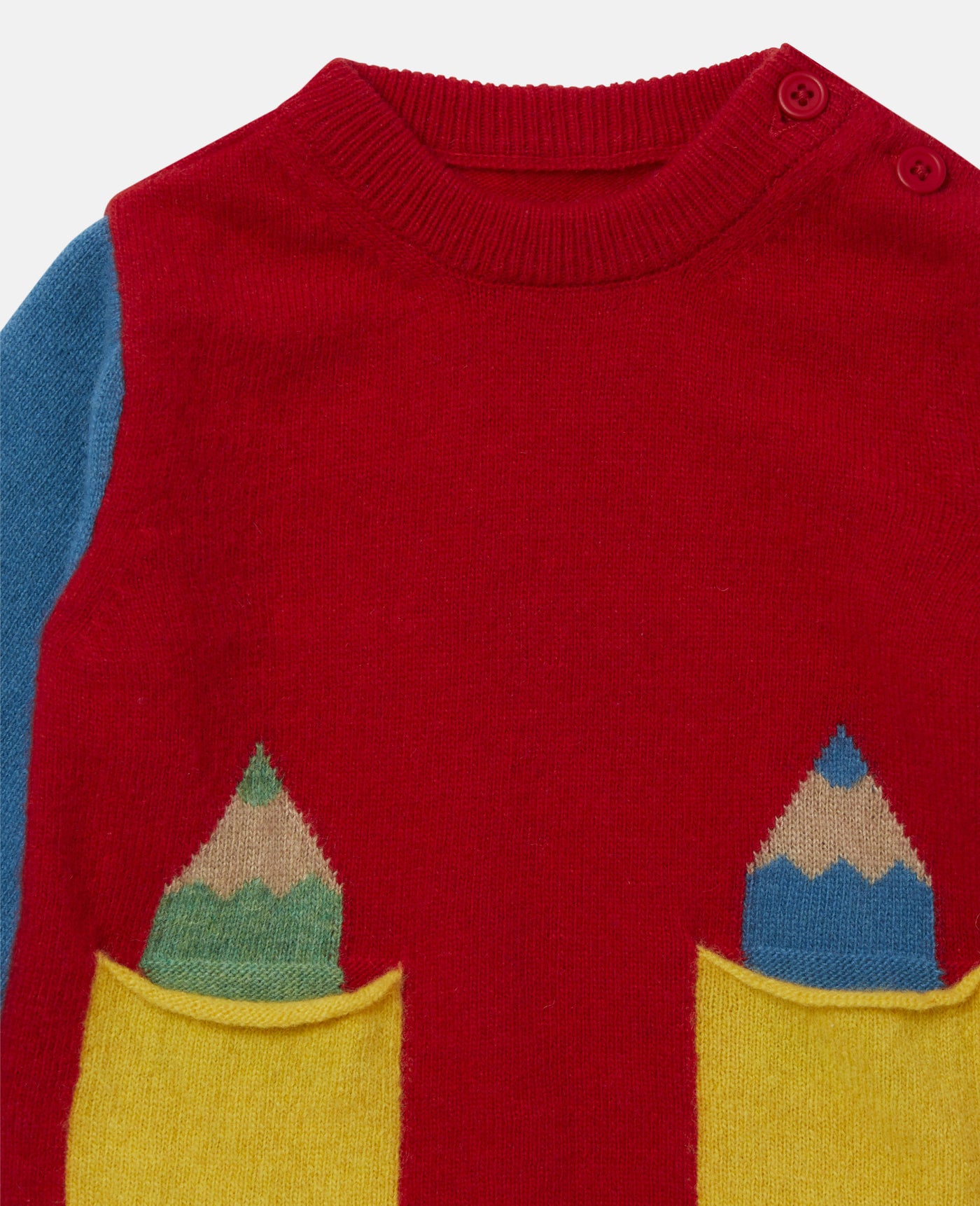 Colourblock Knit Intarsia Jumper