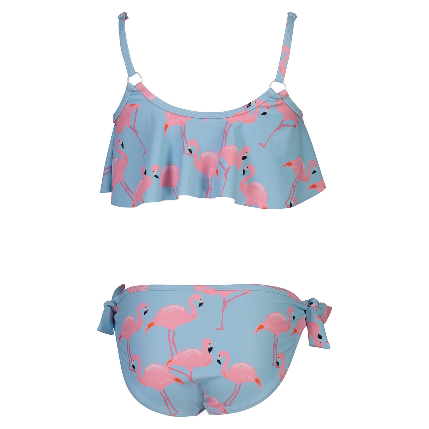 Flamingo Social Flounce Bikini