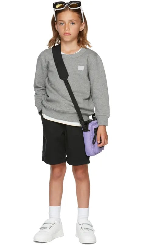 Crew Neck Sweatshirt Light Grey Melange