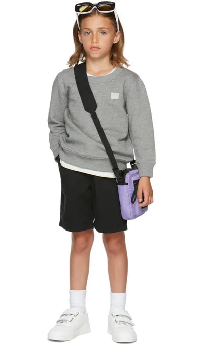 Crew Neck Sweatshirt Light Grey Melange