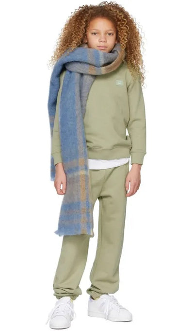 Crew Neck Sweatshirt Eucalyptus Green