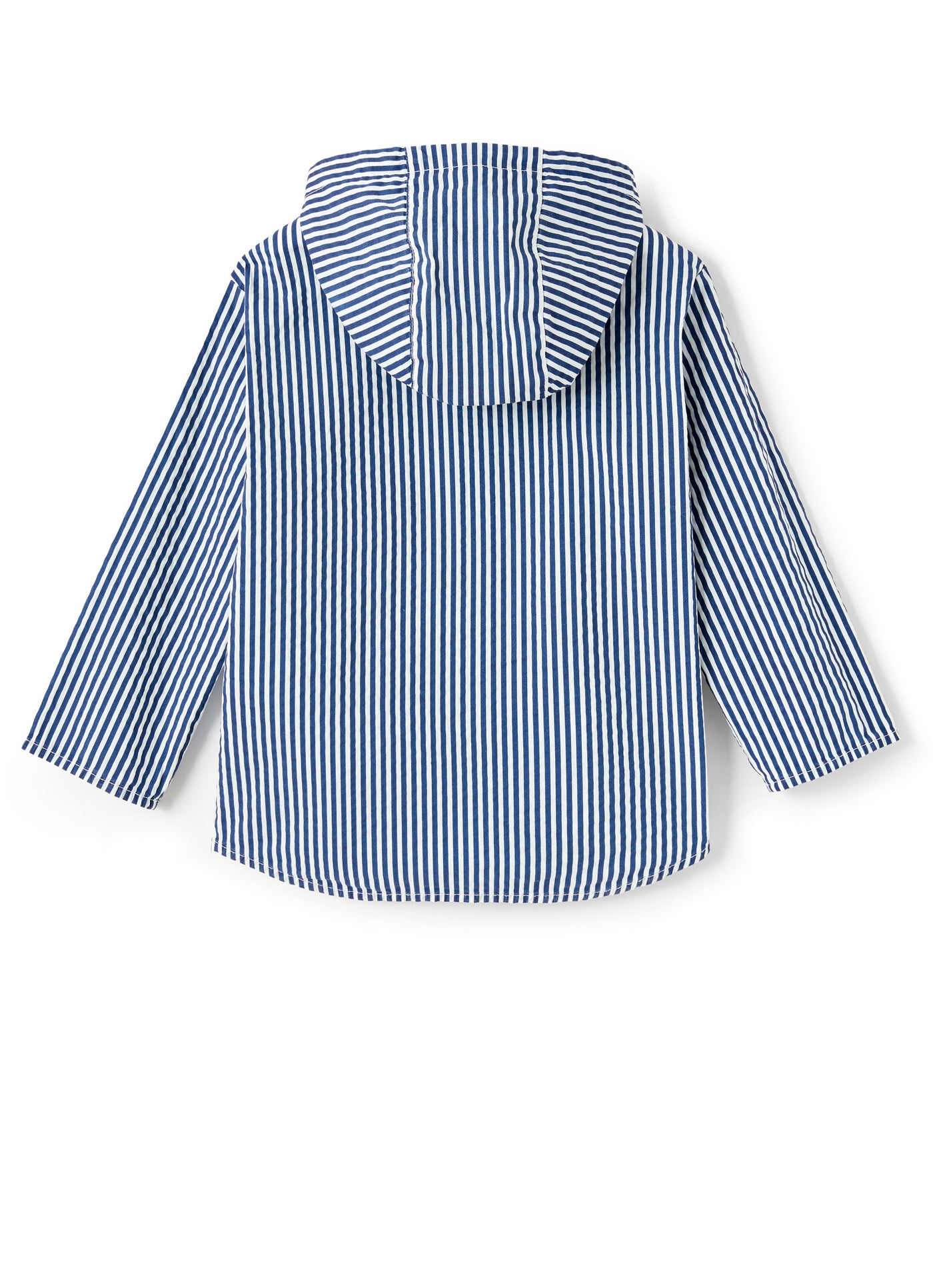 SHIRT L/S WHITE/BLUE
