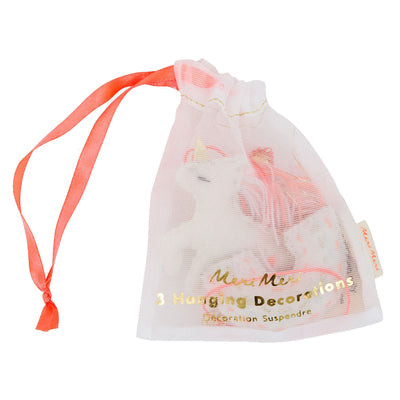 Mini Unicorn Fabric Decorations