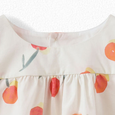 Baby Gathered Blouse Poppy Red