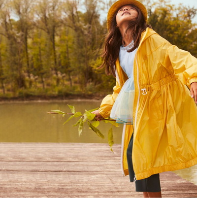 Girls Mustard Yellow Coat
