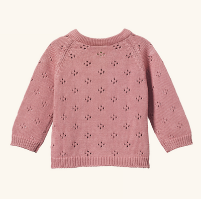 Honey Cardigan Woodrose