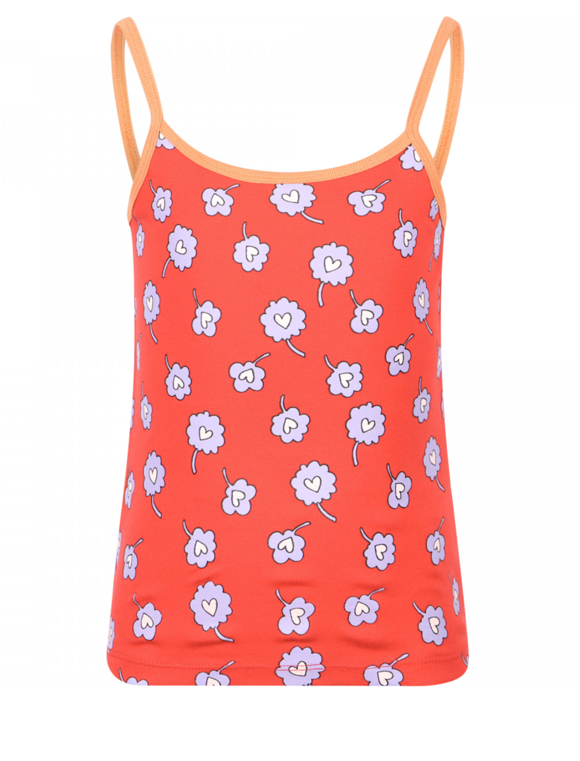 Set of 7 printed cotton vests