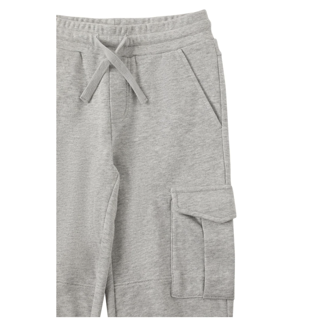Grey Jogger Pants With Pockets