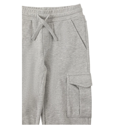 Grey Jogger Pants With Pockets