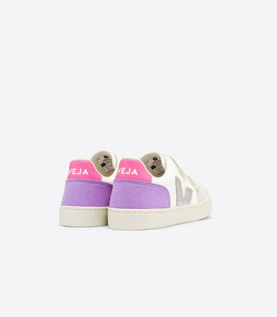 VEJA KIDS' SMALL V-12 VELCRO SNEAKER