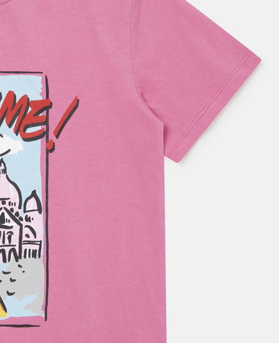 Paris Print Cotton T-Shirt