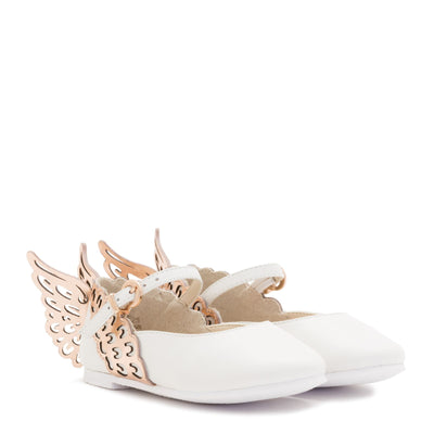 Evangeline White & Rose Gold
