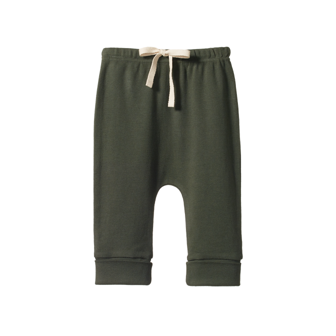 Cotton Drawstring Pants Thyme