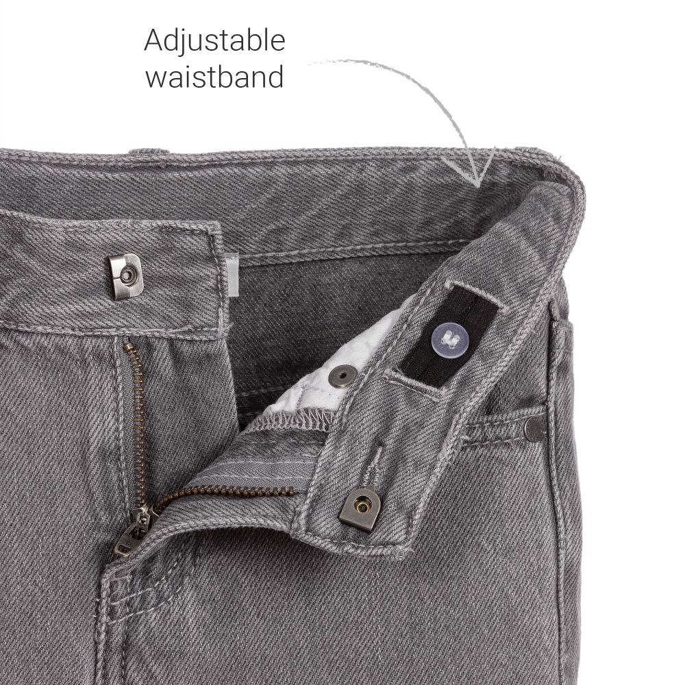Boys Grey Denim Jeans