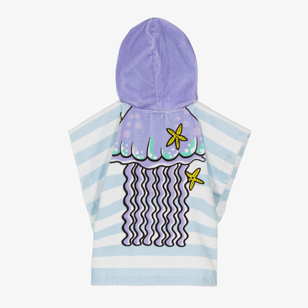 Jellyfish Print Terry Cloth Towel